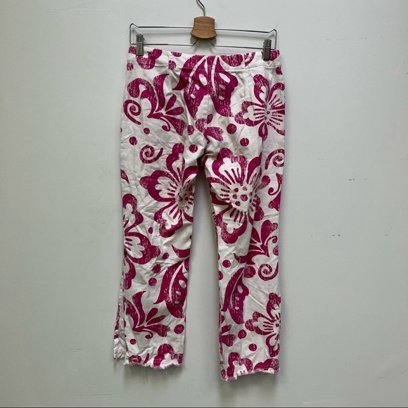 Vintage Rusty Floral Cropped Pants - Picture 8 of 10